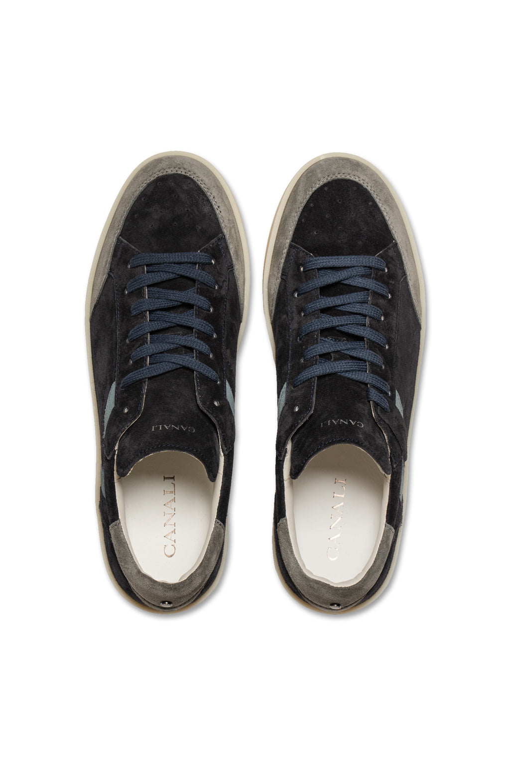 CANALI | Calfskin Sneaker | Dark Blue