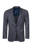 CANALI | Neat Check Jacket | Navy & Chocolate
