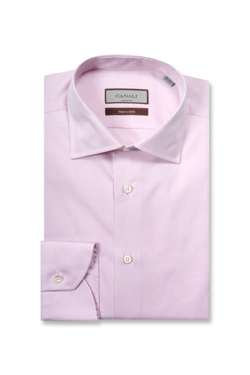 CANALI Pink Fine Twill Shirt