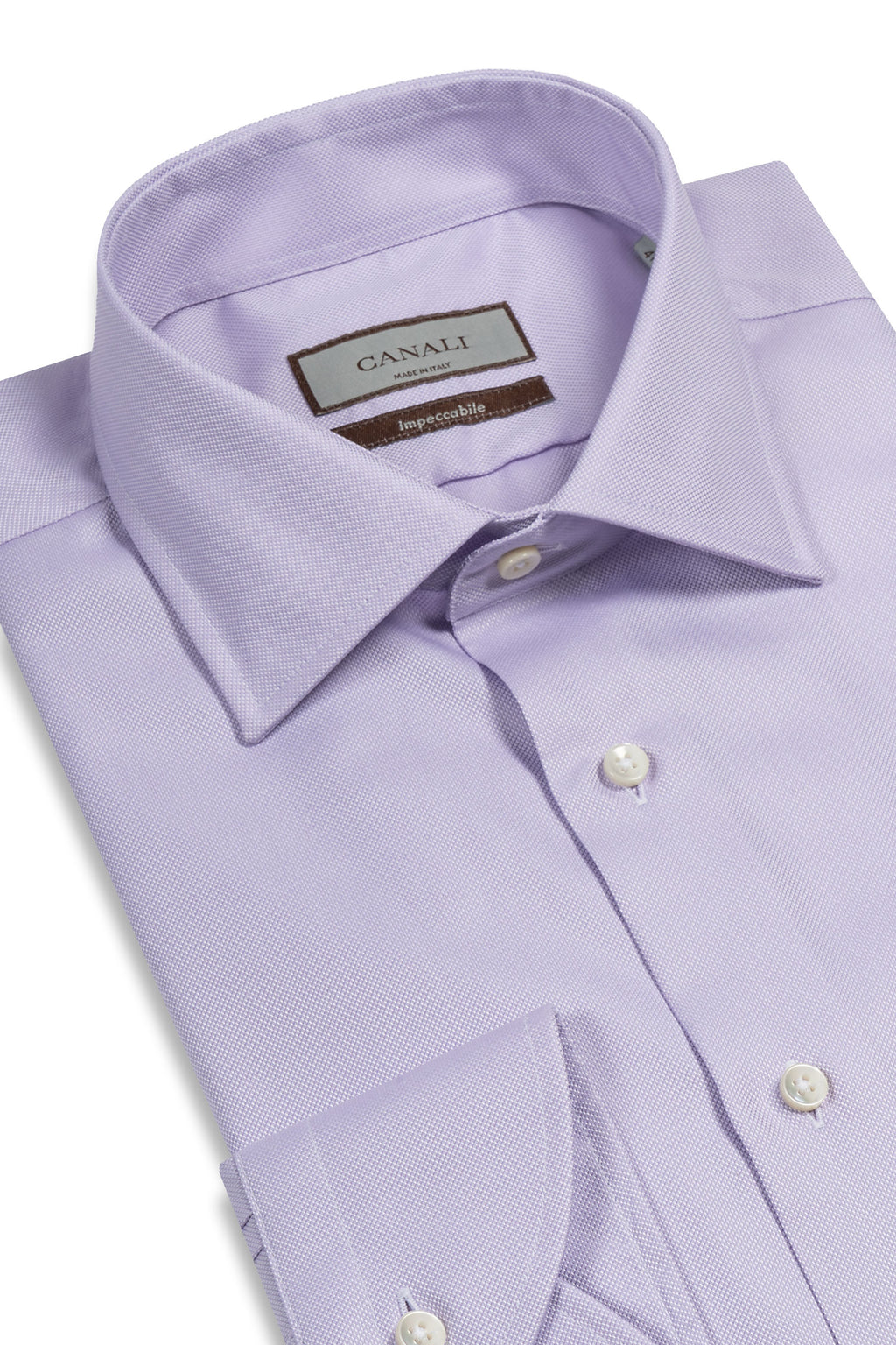 CANALI | Impeccabile Textured Shirt | Purple