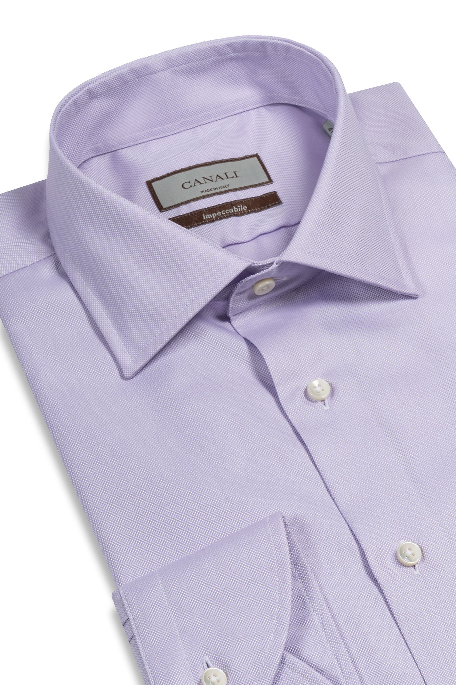 CANALI | Impeccabile Textured Shirt | Purple