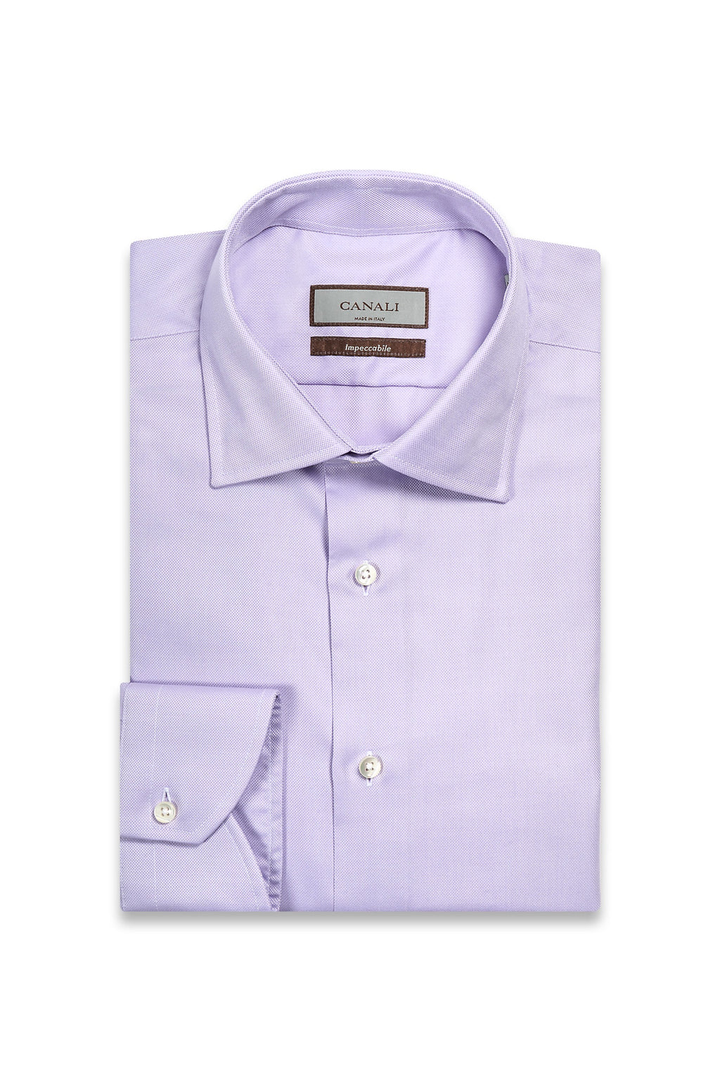 CANALI | Impeccabile Textured Shirt | Purple