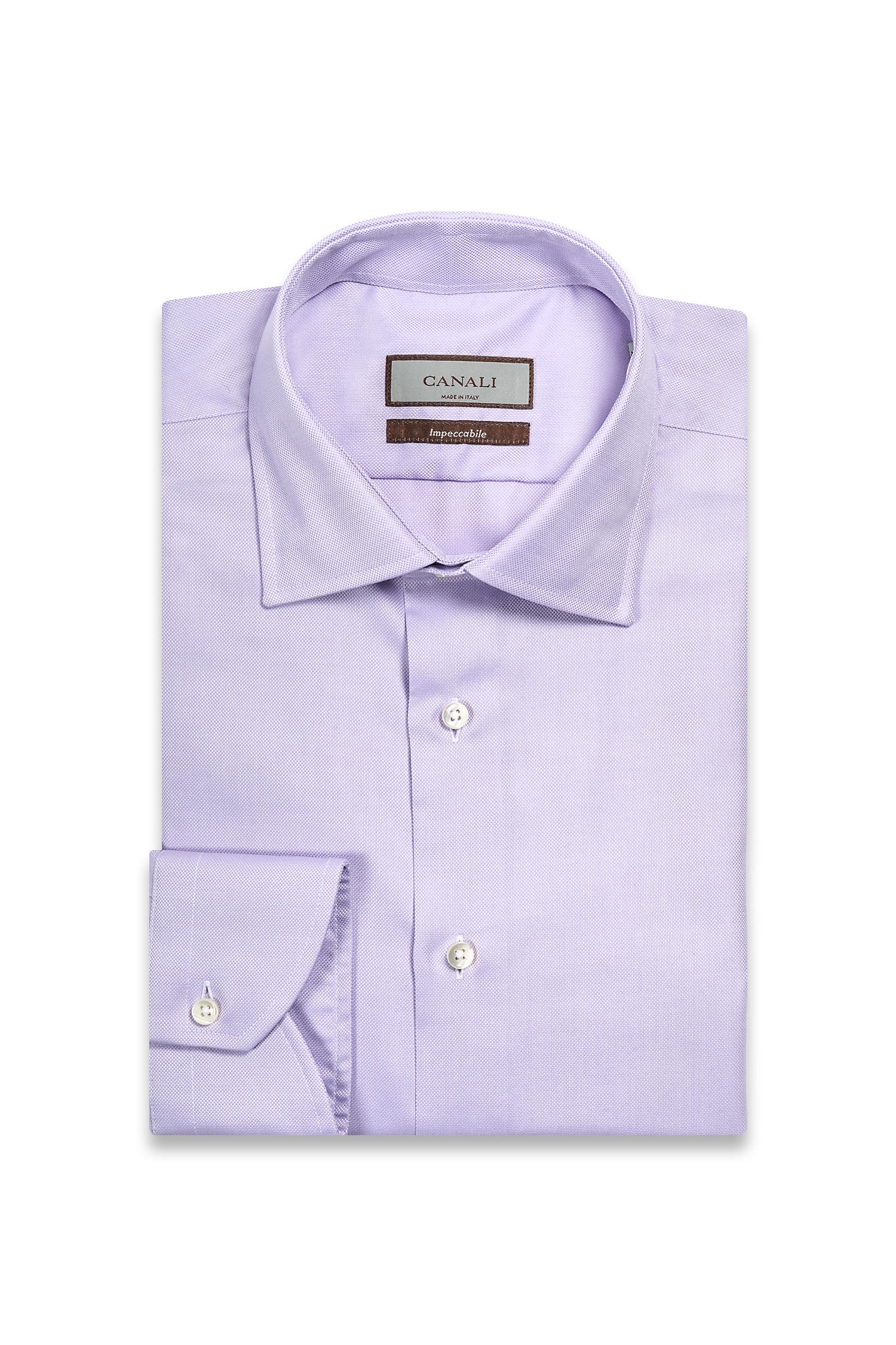 CANALI | Impeccabile Textured Shirt | Purple