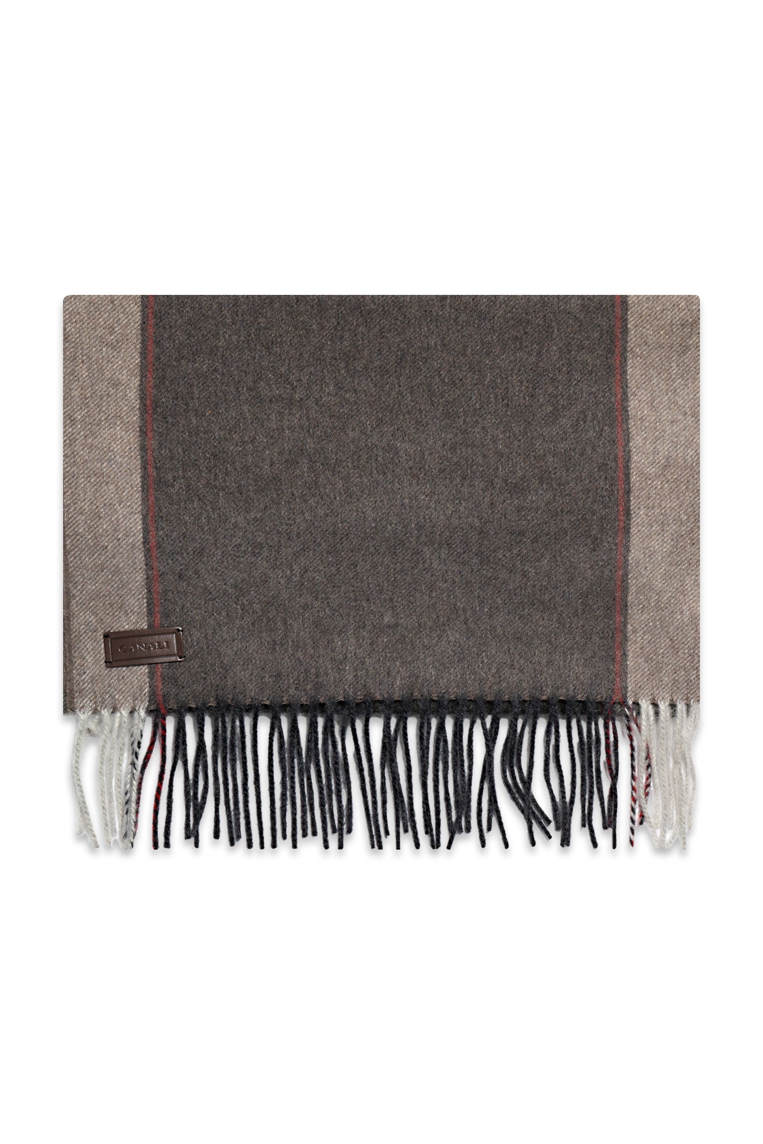 CANALI | Two-Colour Scarf | Olive