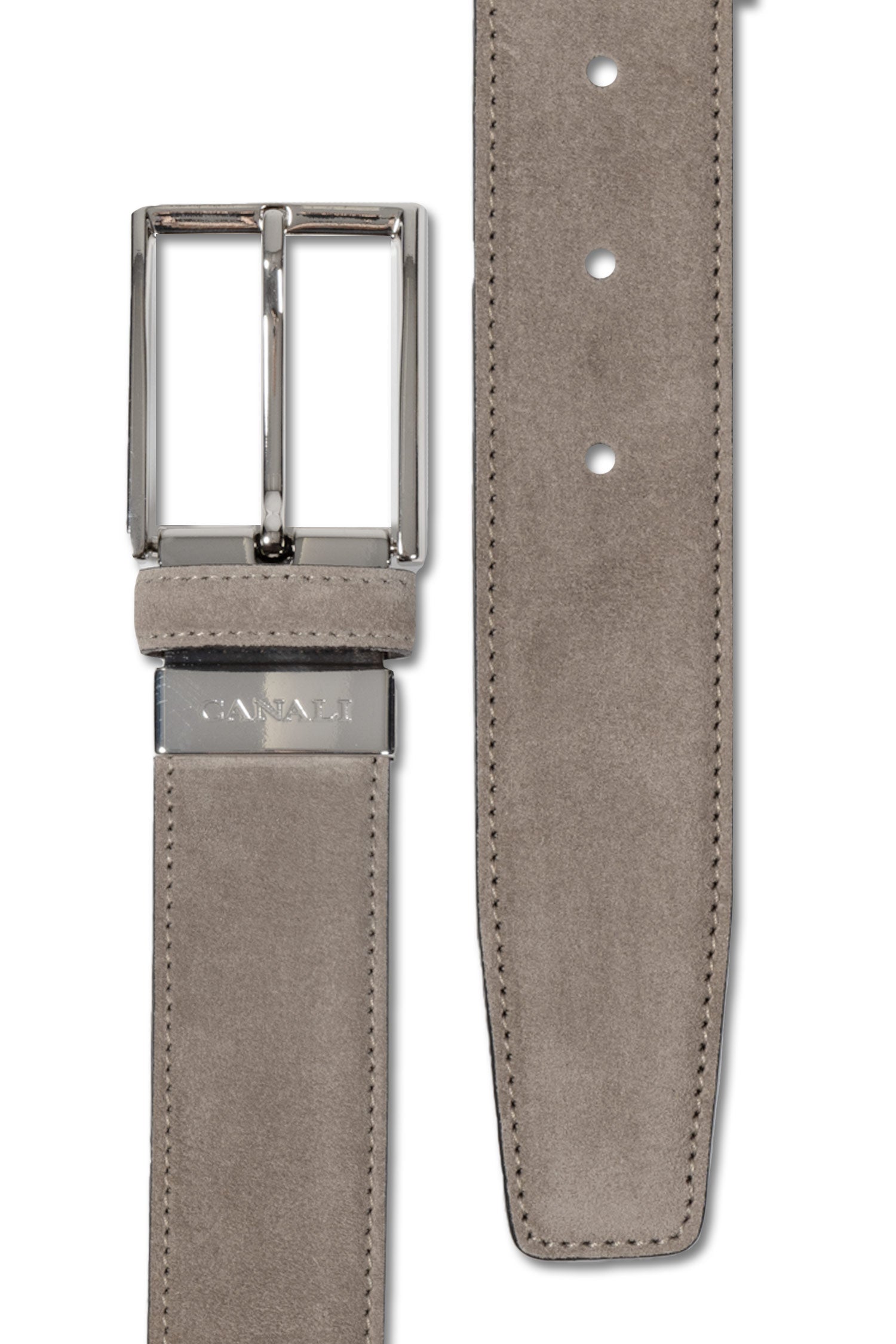 CANALI | Suede Belt | Beige