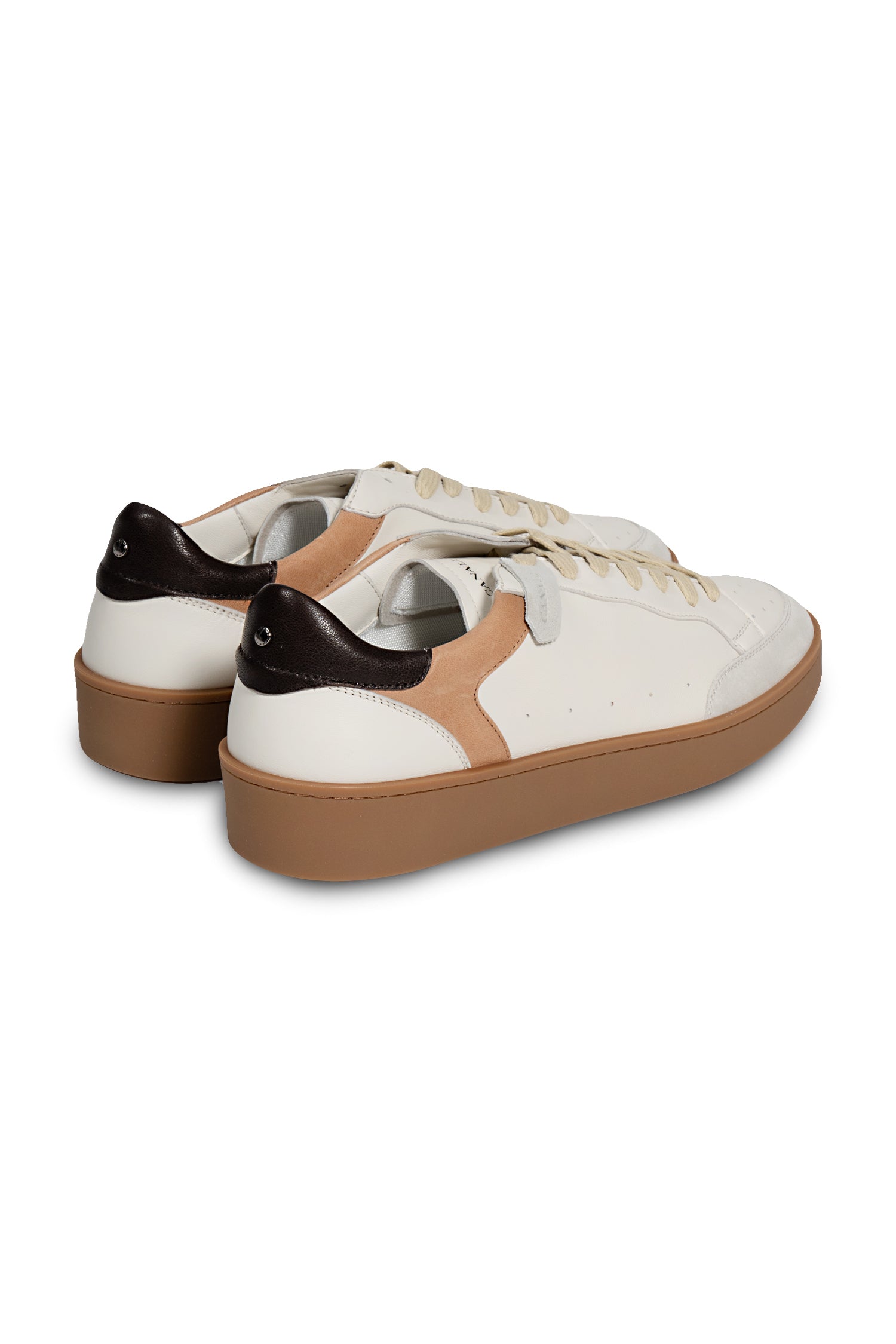 CANALI | Suede & Leather Sneaker | White