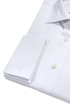 CANALI | French Cuff Speckled Shirt | White