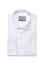 CANALI | French Cuff Speckled Shirt | White