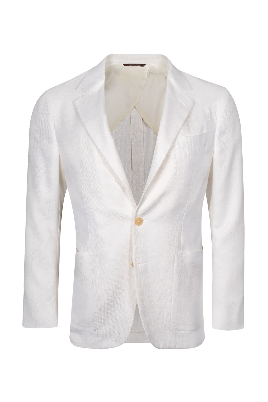 CANALI | Silk Textured Jacket | Off-White