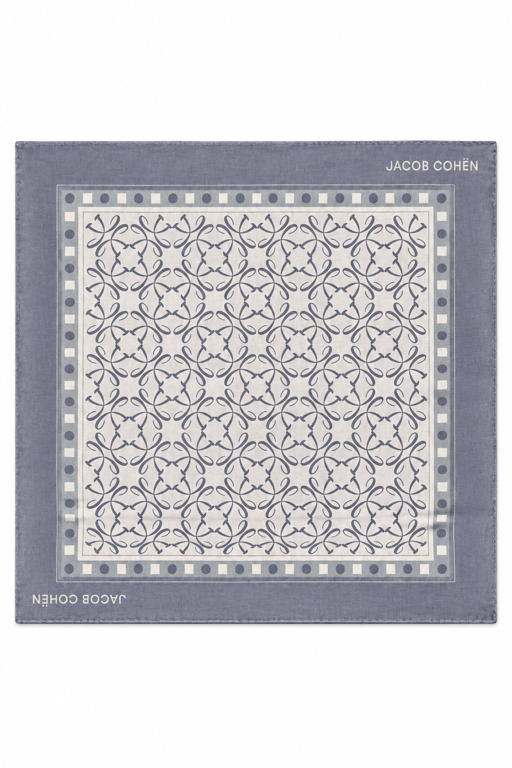 JACOB COHEN | Edo Lightweight Twill Trousers | Mid-Blue