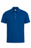 FEDELI | Ribbed Terry Polo | Dark Blue