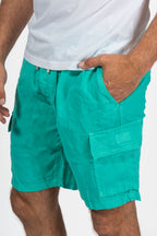 VILEBREQUIN | Linen Pull-On Shorts | Green