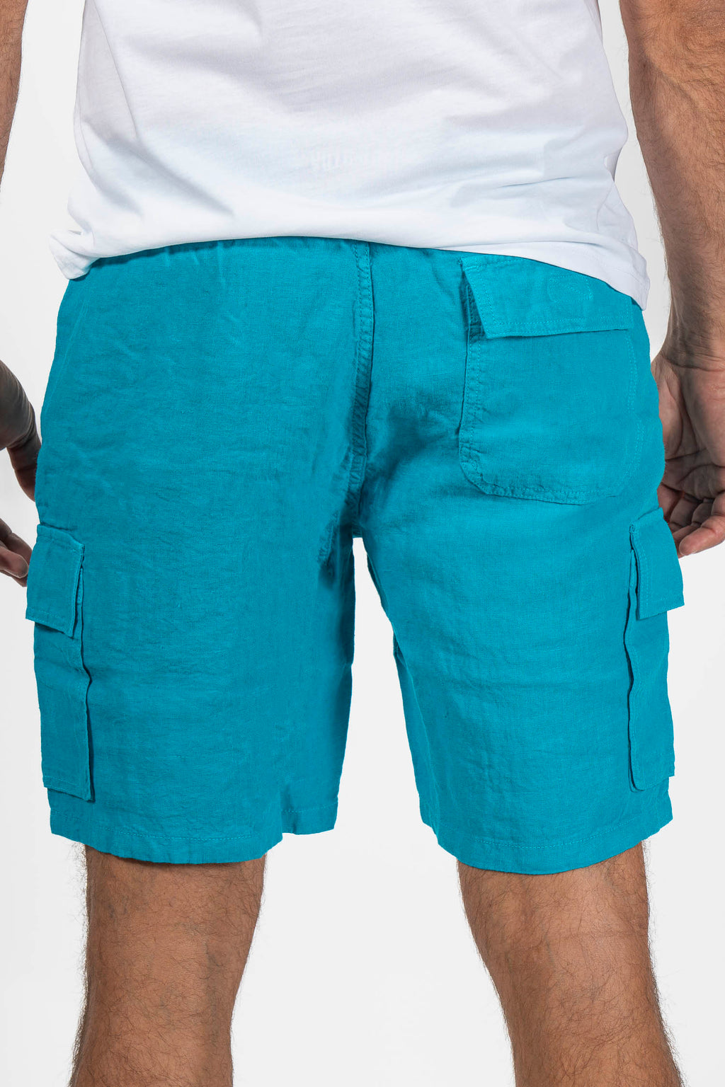 VILEBREQUIN | Linen Pull-On Shorts | Teal