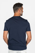JACOB COHEN | Jumbled Logo T-Shirt | Navy