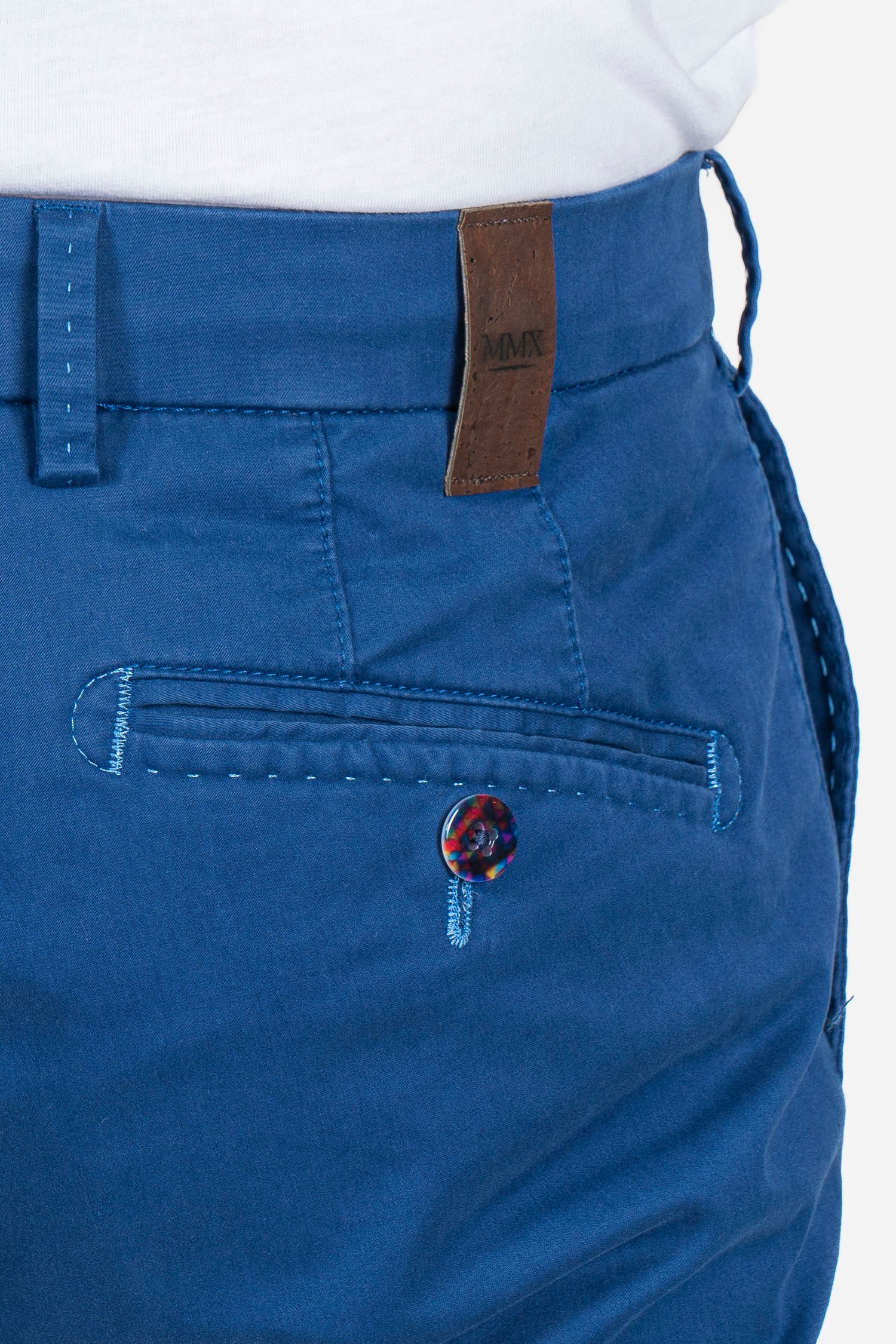 MMX | Cotton Shorts | Mid-Blue