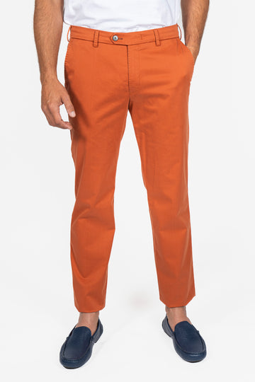 MMX Orange Cotton Chinos