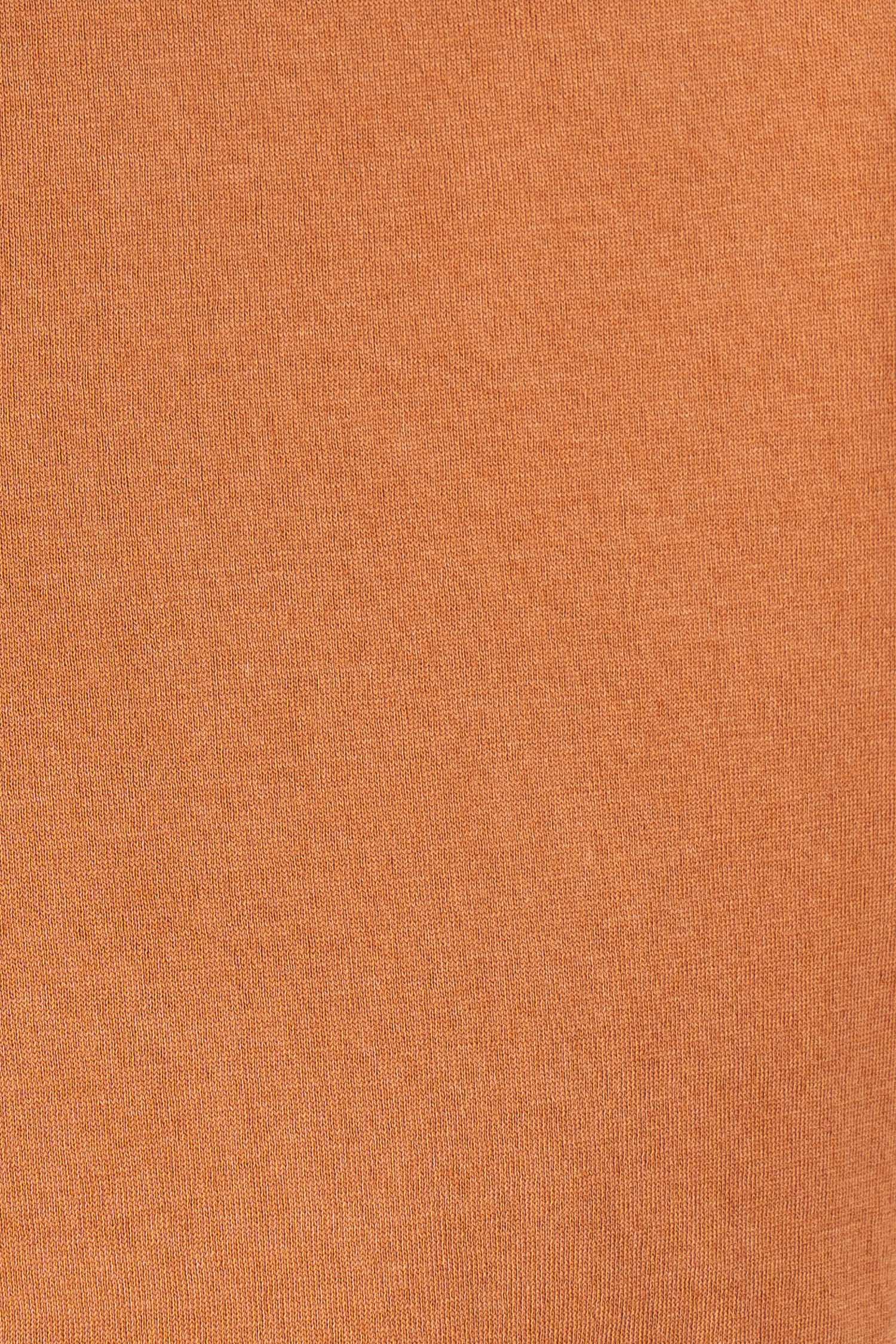 FEDELI | Soft Cotton Polo | Burnt Orange
