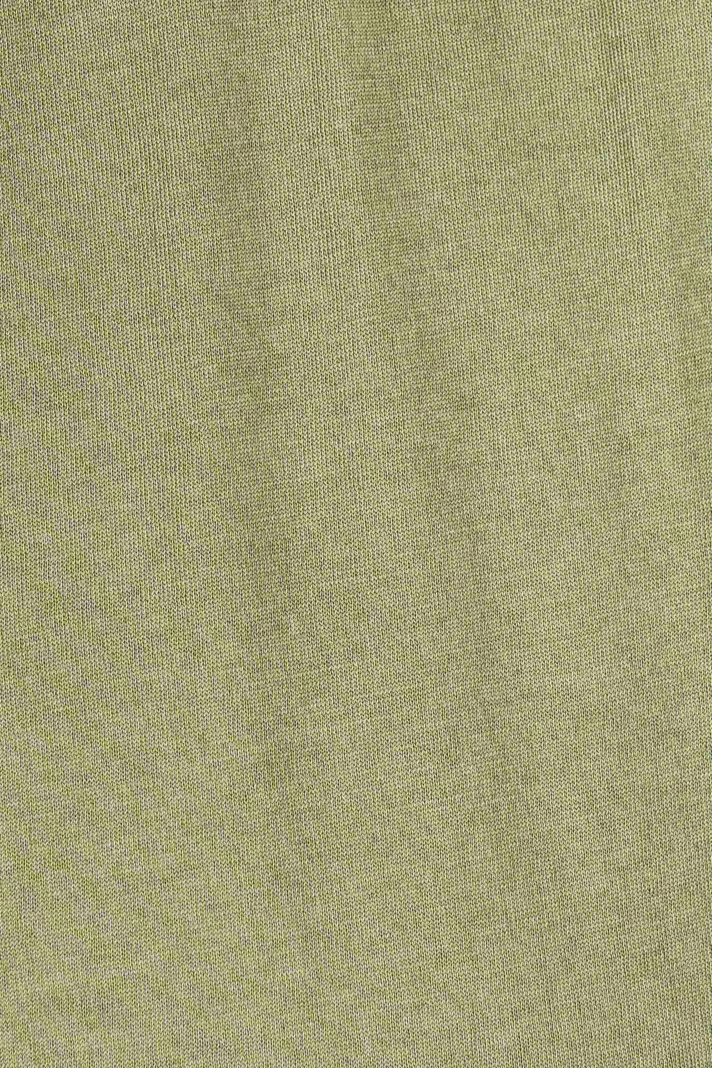 FEDELI | Soft Cotton T-Shirt | Olive Green