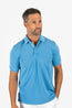 FEDELI | Pique Polo | Sky Blue