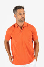 FEDELI | Pique Polo | Orange