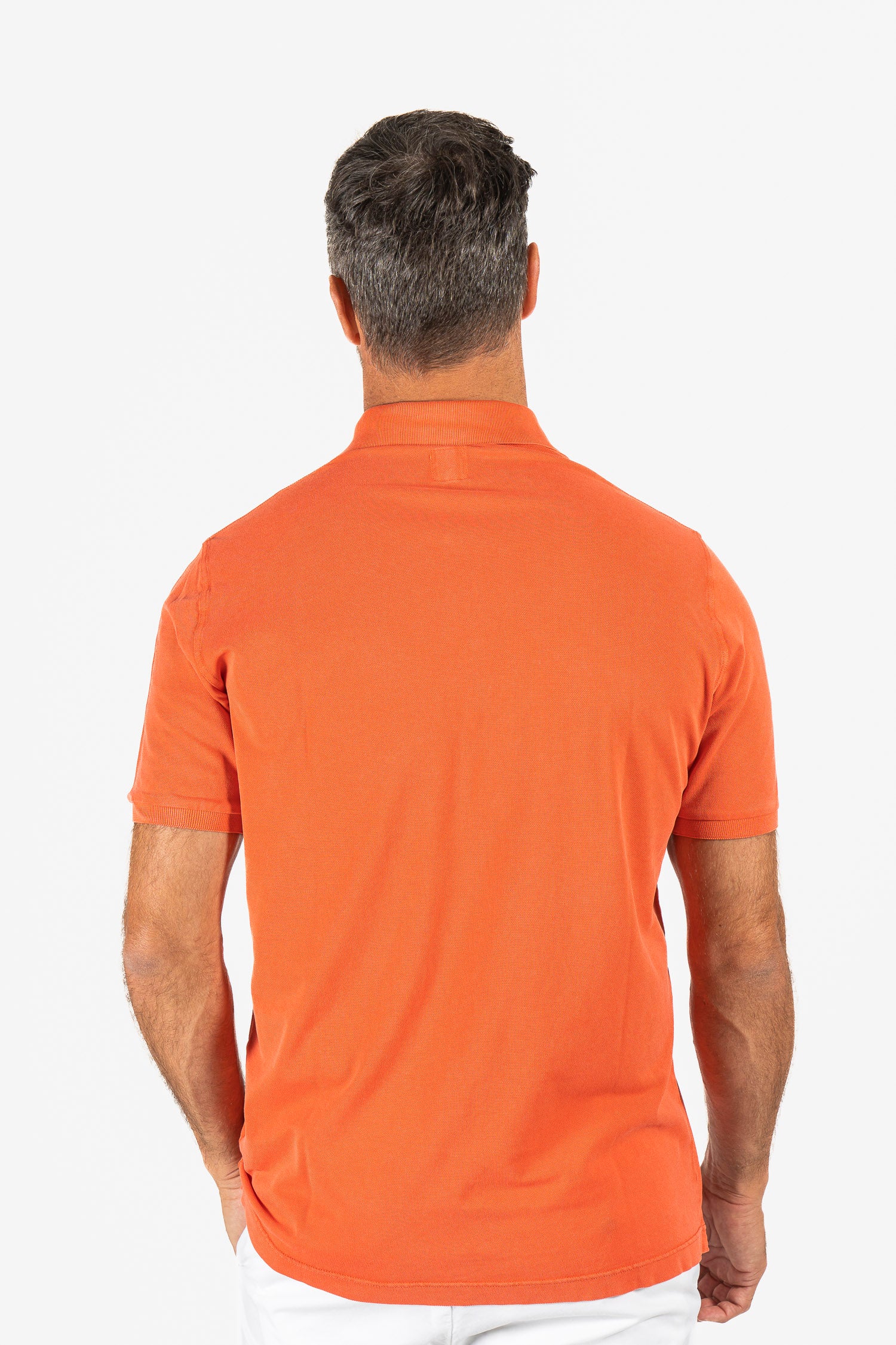 FEDELI | Pique Polo | Orange