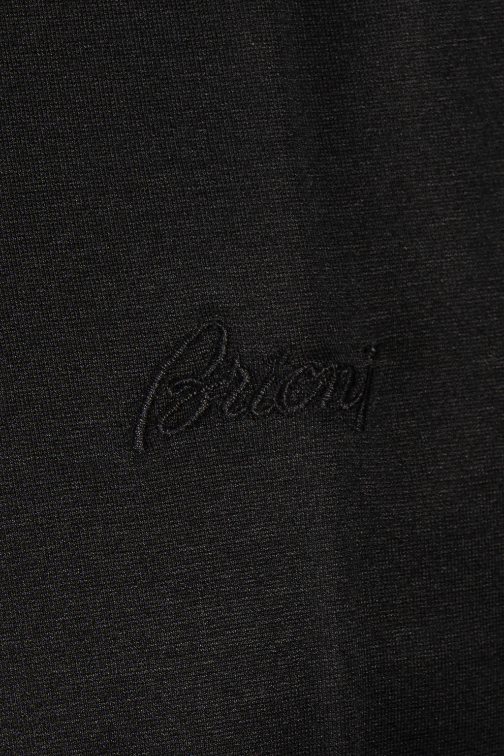 BRIONI | Polo With Zip |  Black
