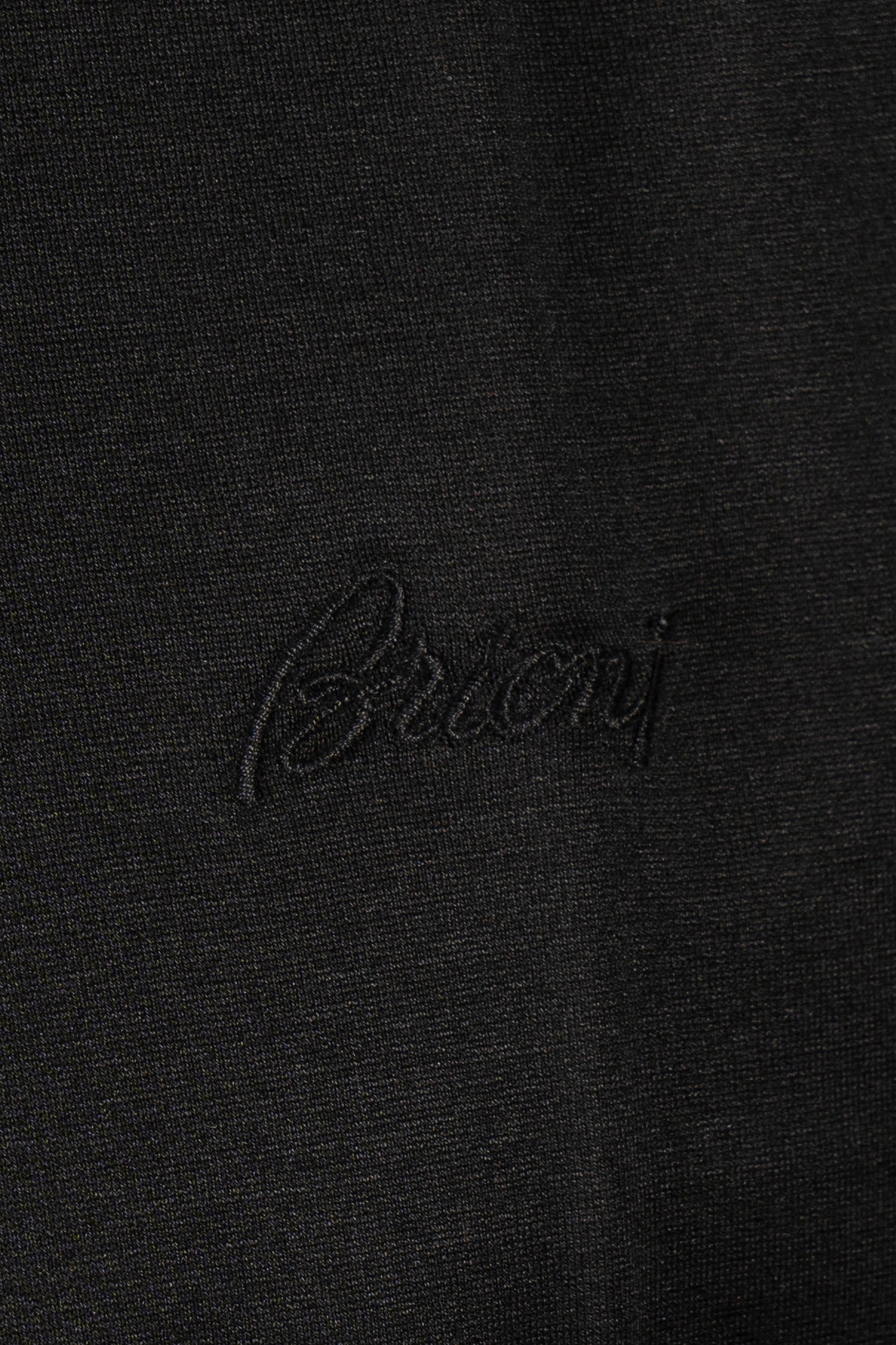 BRIONI | Polo With Zip |  Black