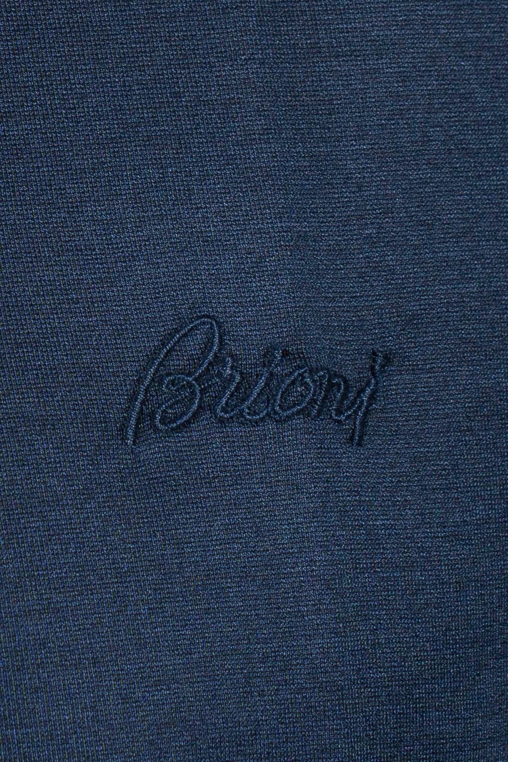 BRIONI | Polo With Zip | Navy