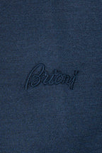 BRIONI | Polo With Zip | Navy