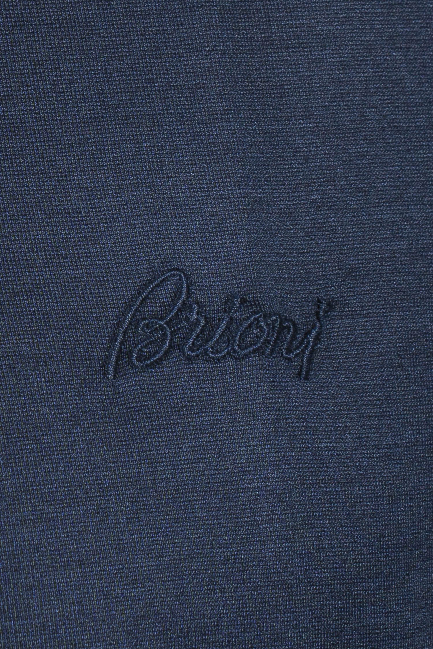 BRIONI | Polo With Zip | Navy