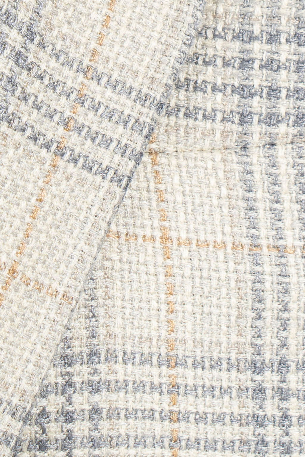 CANALI | Blue And Taupe Check Jacket | Beige