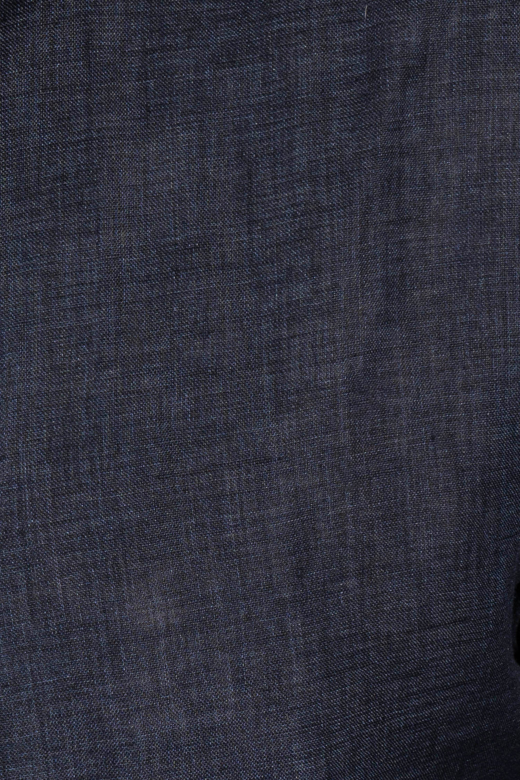 BRIONI | Fitted Linen Shirt | Navy