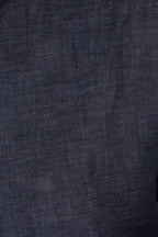 BRIONI | Fitted Linen Shirt | Navy