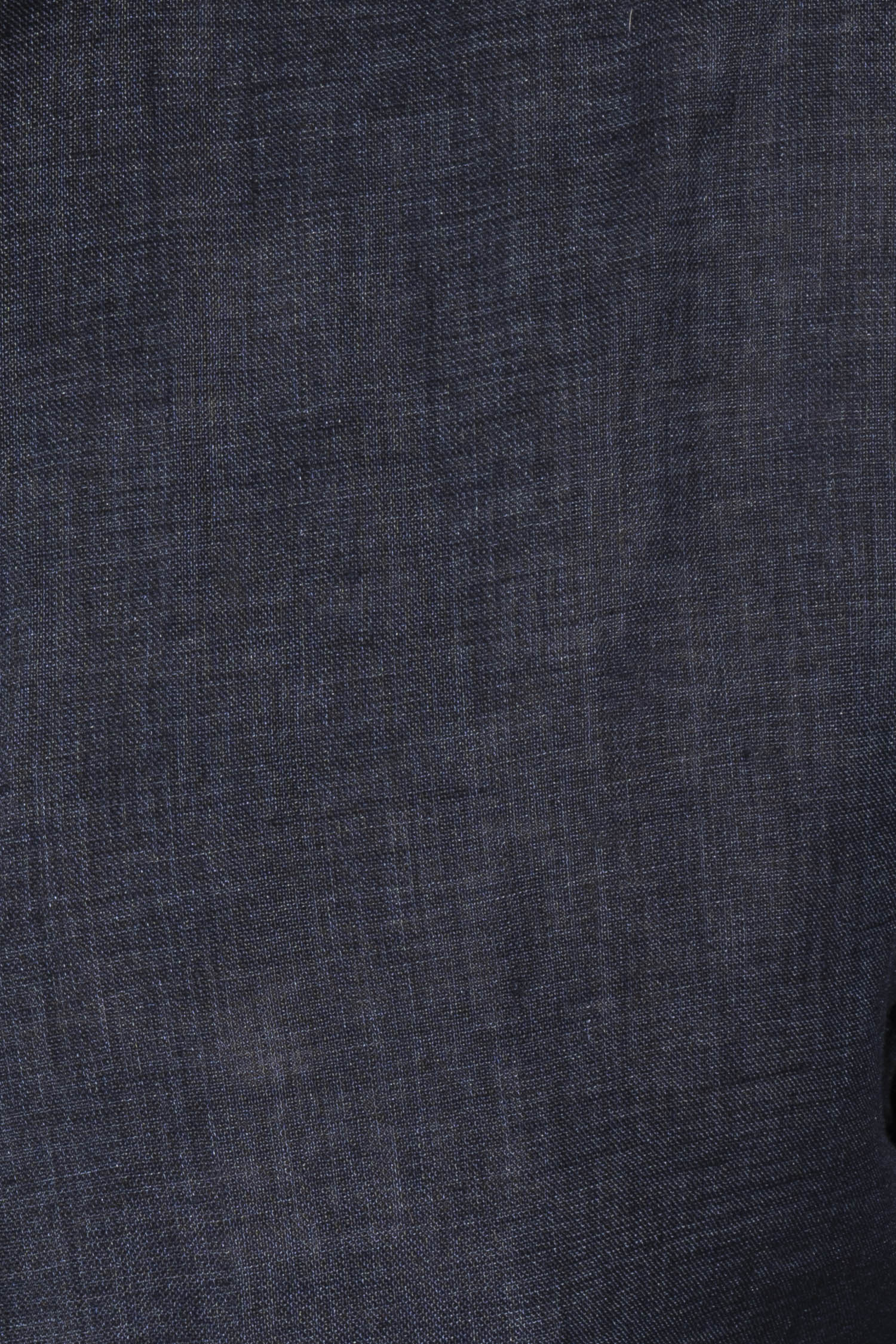 BRIONI | Fitted Linen Shirt | Navy