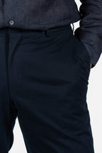 BRIONI | Cotton Chinos 2% Stretch | Navy