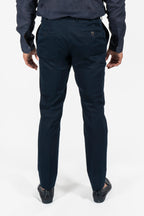BRIONI | Cotton Chinos 2% Stretch | Navy