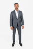 CANALI | Exclusive Capri Check Suit | Mid-Grey