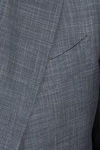 CANALI | Exclusive Capri Check Suit | Mid-Grey