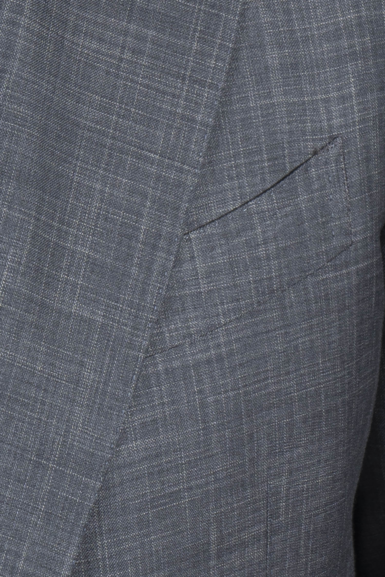 CANALI | Exclusive Capri Check Suit | Mid-Grey