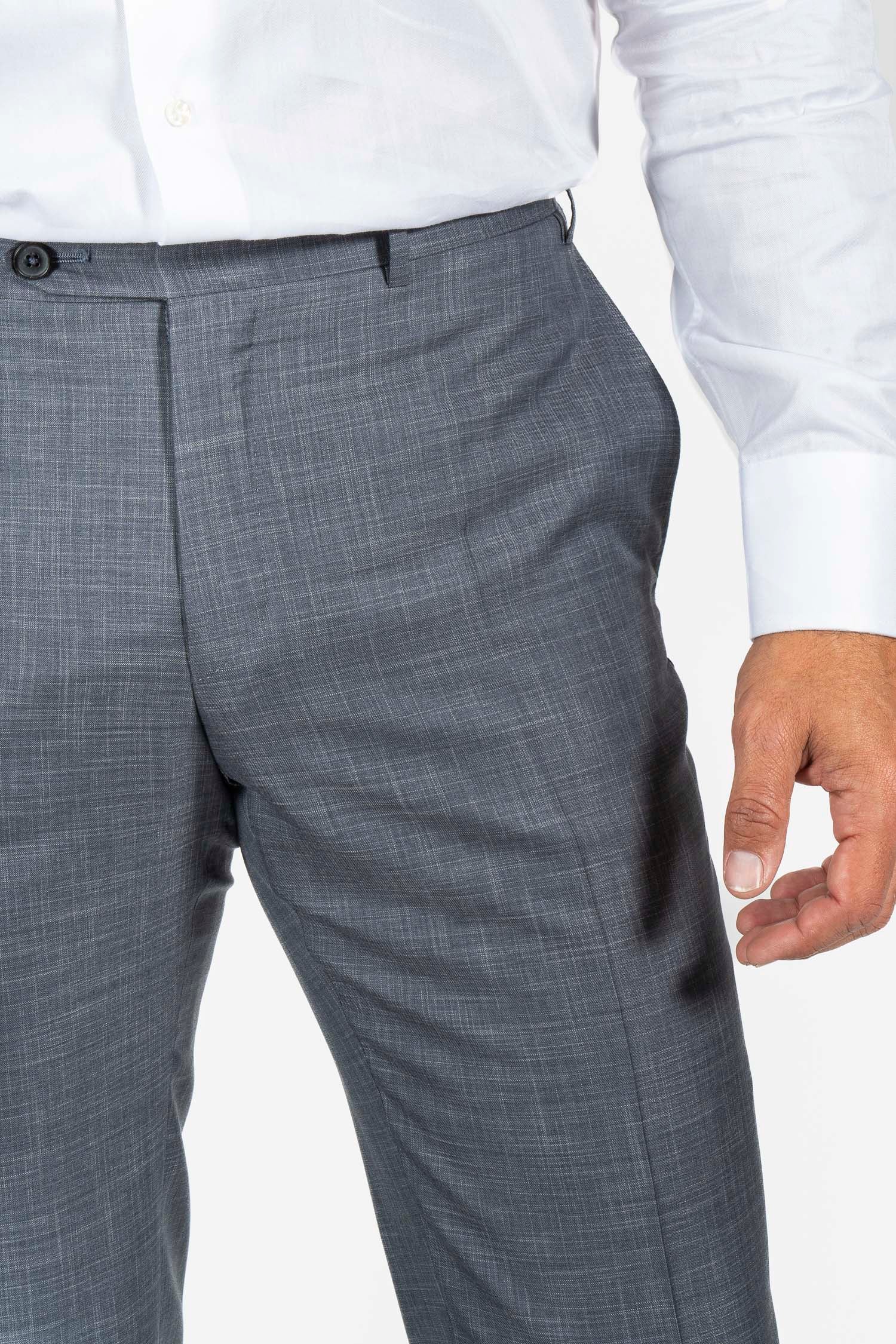 CANALI | Exclusive Capri Check Suit | Mid-Grey