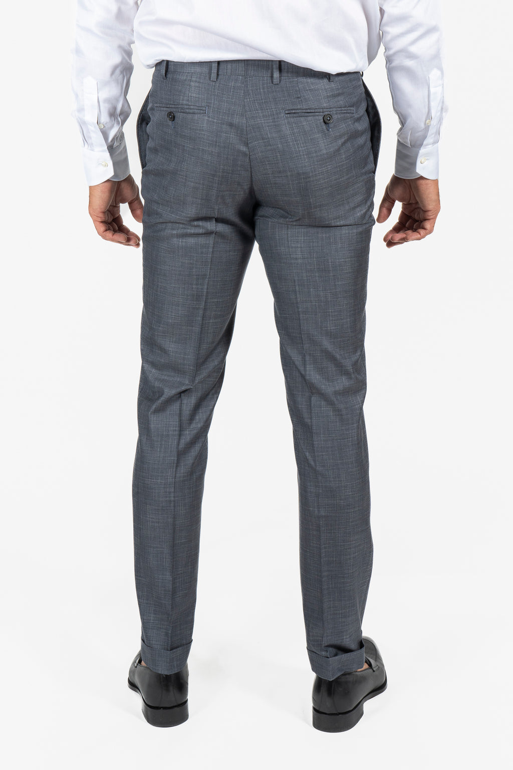 CANALI | Exclusive Capri Check Suit | Mid-Grey