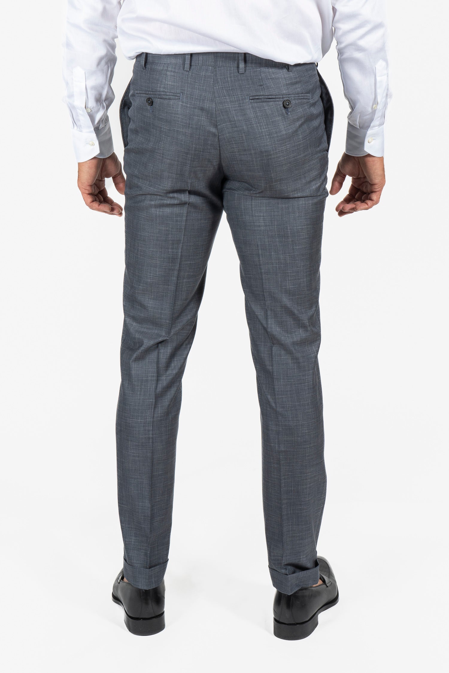 CANALI | Exclusive Capri Check Suit | Mid-Grey