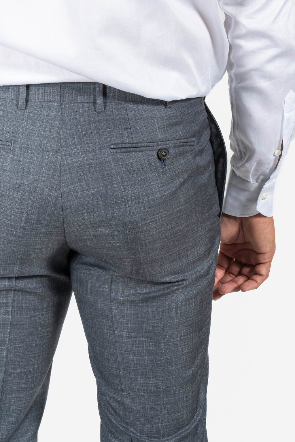 CANALI | Exclusive Capri Check Suit | Mid-Grey
