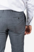 CANALI | Exclusive Capri Check Suit | Mid-Grey