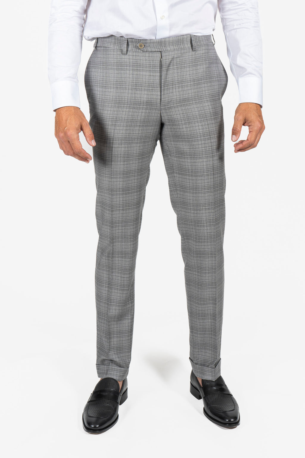 CANALI | Checked Suit | Light Grey
