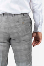 CANALI | Checked Suit | Light Grey