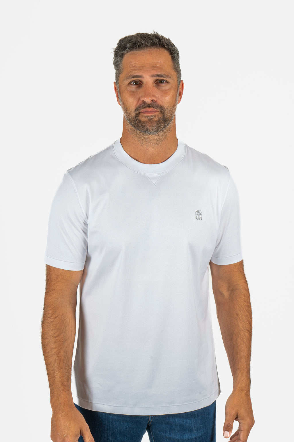 BRUNELLO CUCINELLI | T-Shirt With Logo | White
