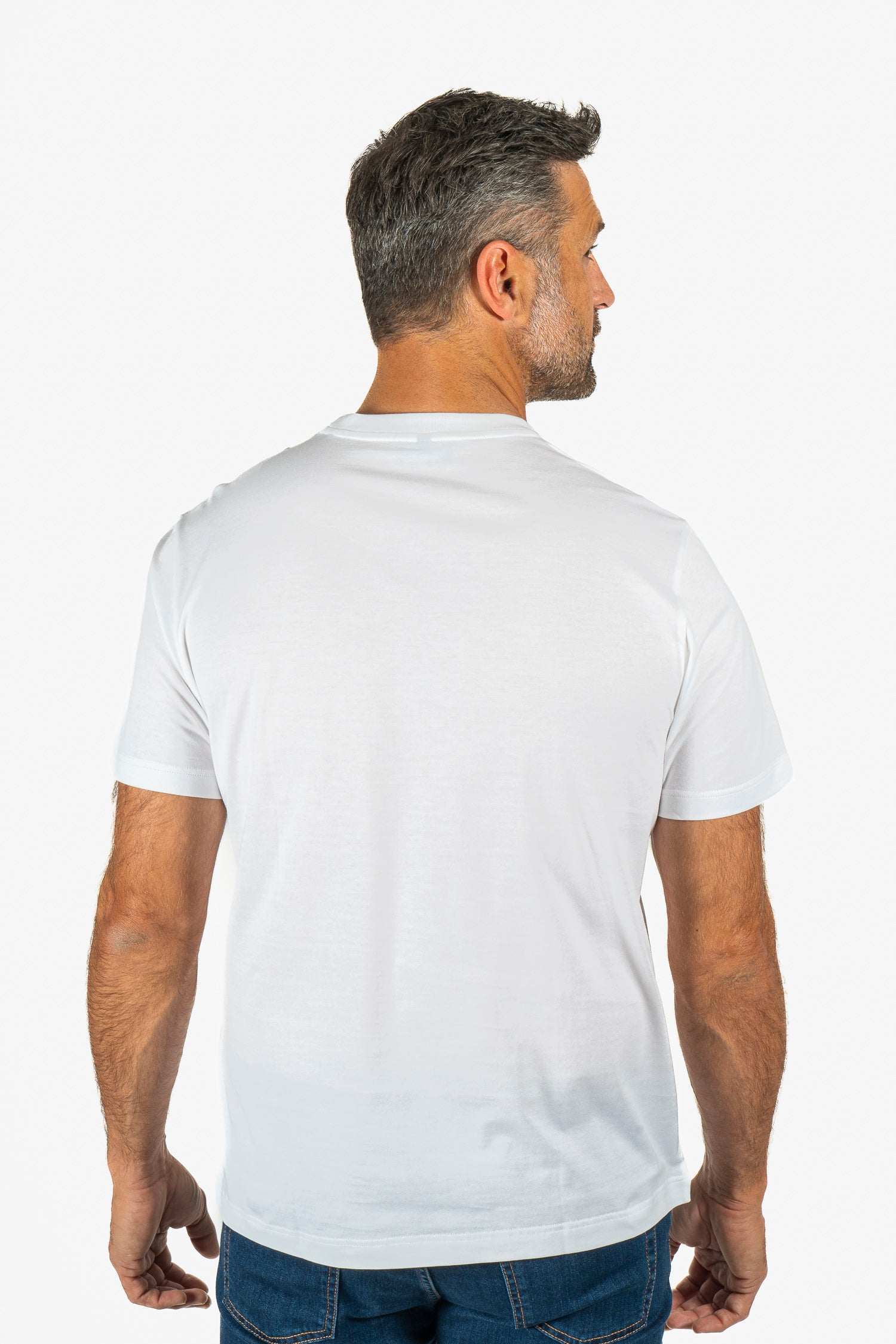 BRIONI | T-Shirt With Sail Boat | White