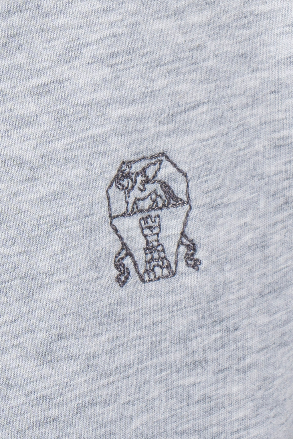 BRUNELLO CUCINELLI | T-Shirt With Logo | Light Grey