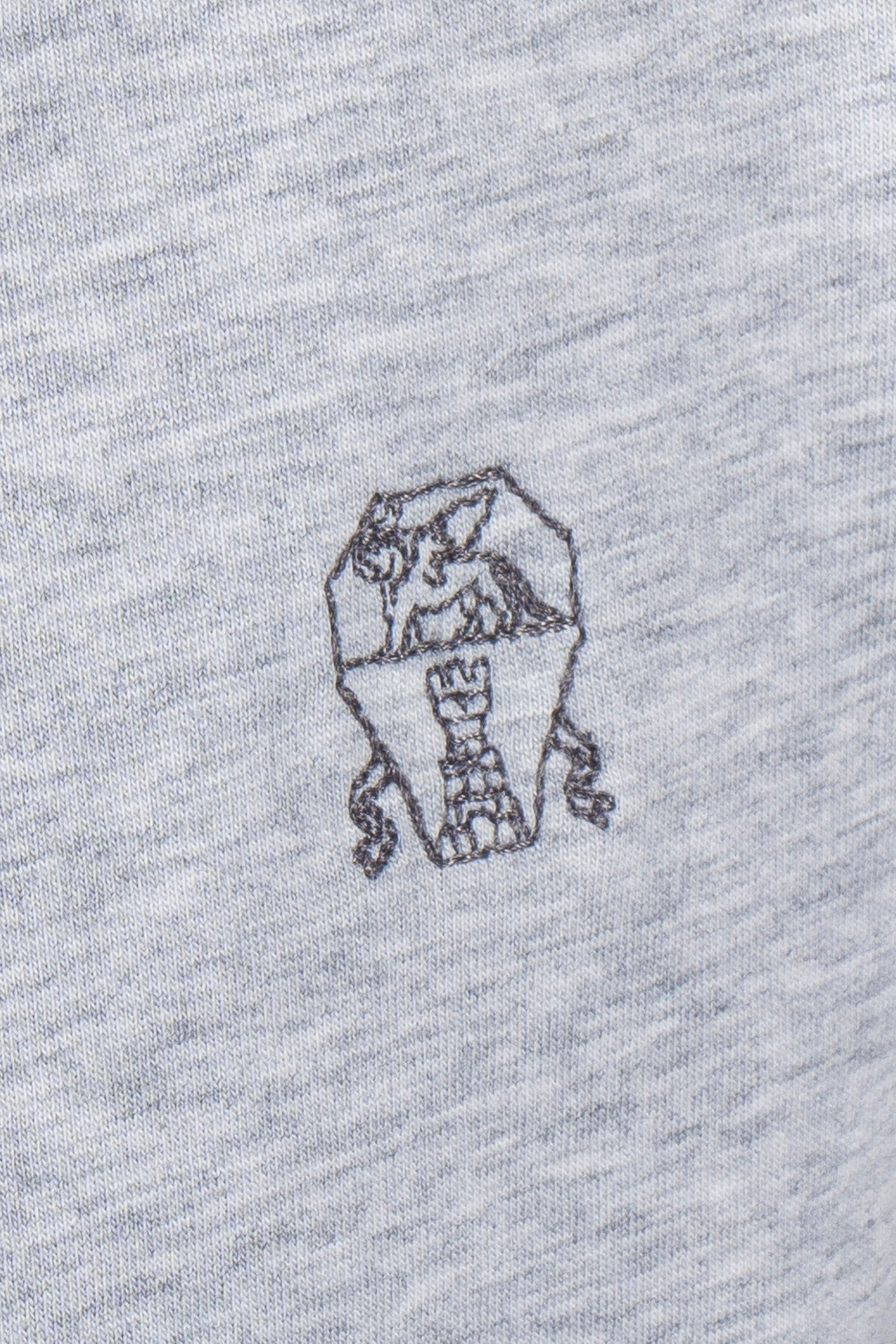 BRUNELLO CUCINELLI | T-Shirt With Logo | Light Grey